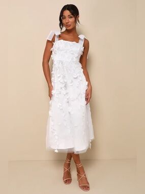 Lulus | Dresses | Lulus Sweet Love Ivory Lace Beaded Maxi Dress | Poshmark